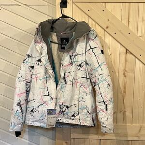 Kids Abstract Print Jacket